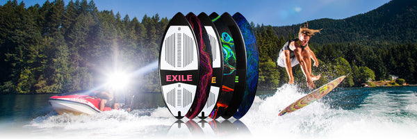 Exile Wakesurfing Elite Boards