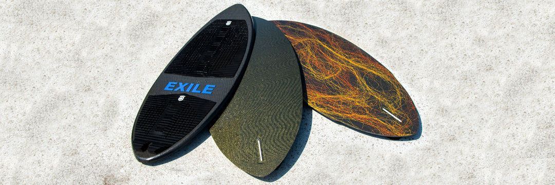 Exile Wakesurfing Carbon Boards