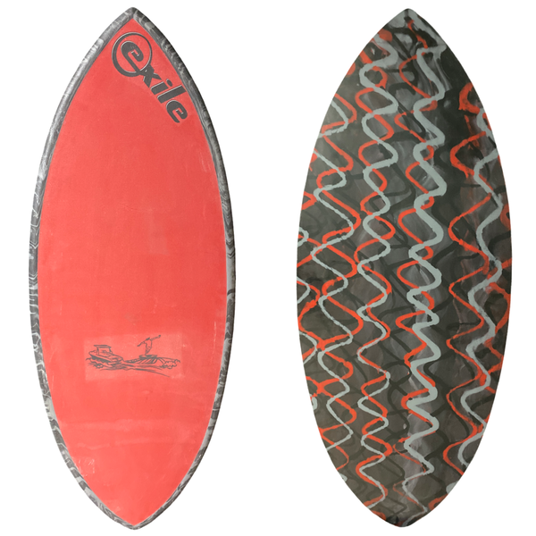 53" - Water Moccasin™ Double Carbon Fiber Epoxy Skim Style Finless