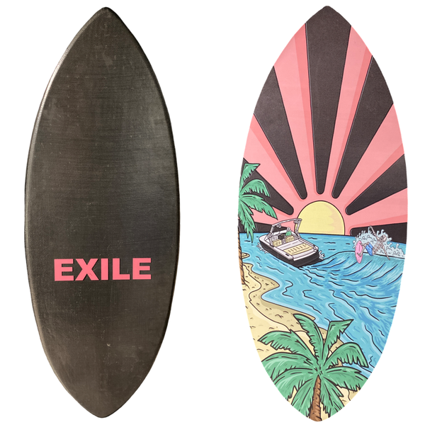 52" - Water Moccasin™ Double Carbon Fiber Epoxy Skim Style Finless