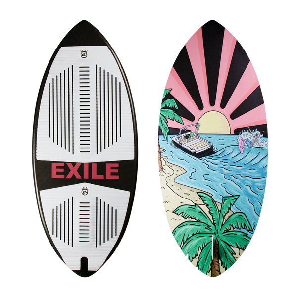 Exile Wakesurfing Water Moccasin White