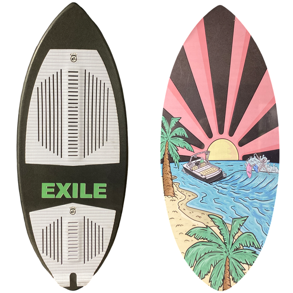 55" - Water Moccasin™ Double Carbon Fiber Epoxy Skim Style Finless