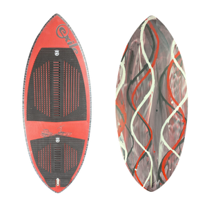 Exile Wakesurfing Water Moccasin Front Black