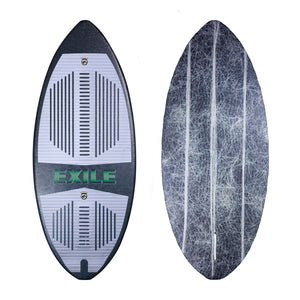 Exile Wakesurfing Lock Front White